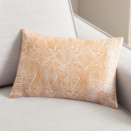 Μαξιλαροθήκη Διακόσμησης Gofis Home Zelena Leather Brown 397/13 30x45