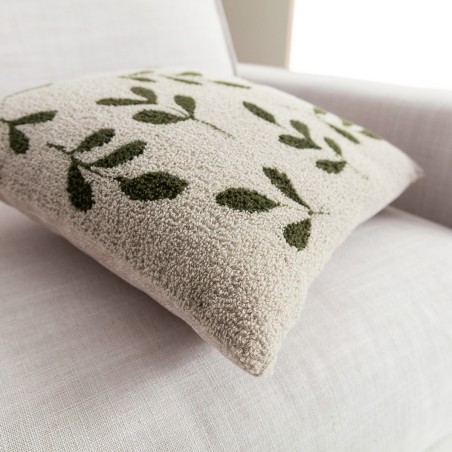 Μαξιλαροθήκη Διακόσμησης Gofis Home Herbal Μπεζ/Pine Green 705/06 43x43