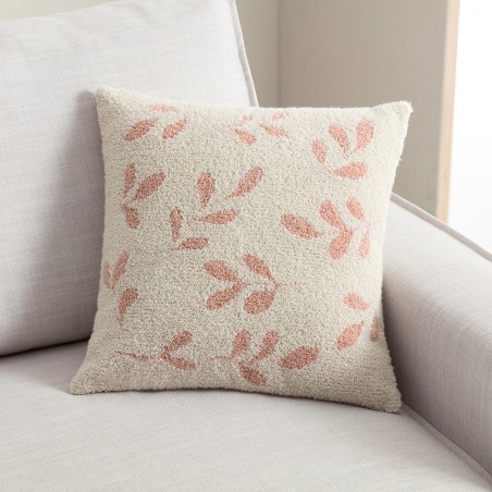 Μαξιλαροθήκη Διακόσμησης Gofis Home Herbal Εκρού/Σομόν 705/31 43x43