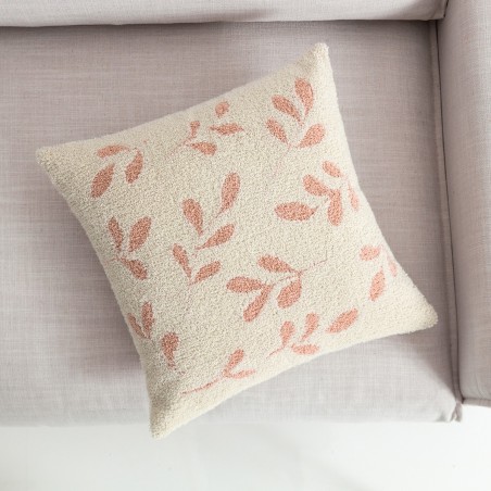 Μαξιλαροθήκη Διακόσμησης Gofis Home Herbal Εκρού/Σομόν 705/31 43x43