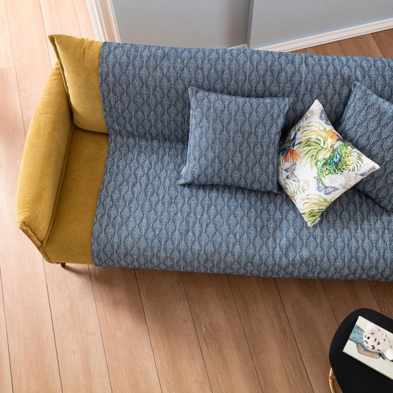 Ριχτάρι Πολυθρόνας Gofis Home Peacock Royal Blue 935-1/01...