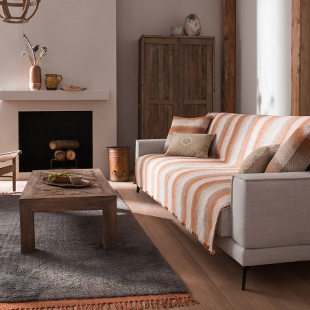 Ριχτάρι Τριθέσιου Gofis Home Groovy Κεραμιδί 985-3/12 180x310