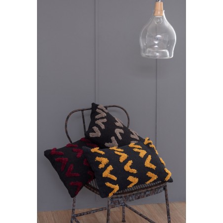 Μαξιλαροθήκη Διακόσμησης Palamaiki Mat Bordeaux 30x50