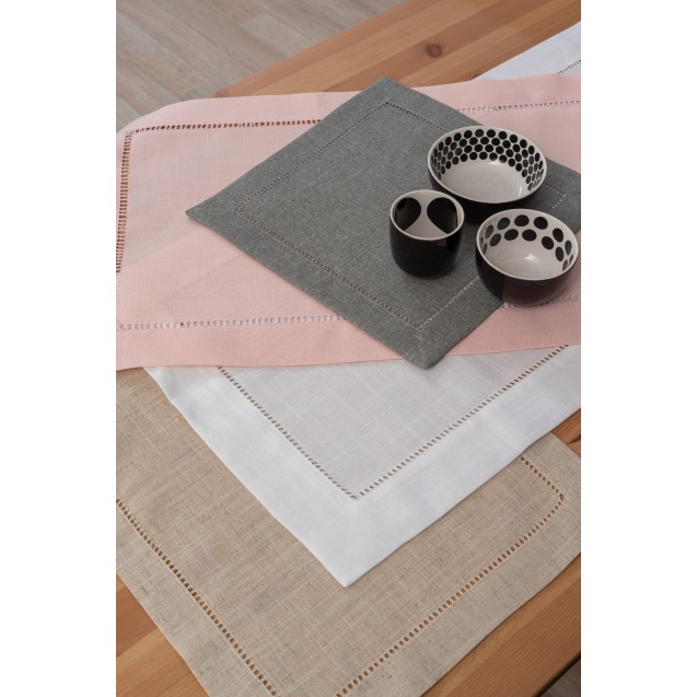 Σετ Σουπλά 2 Τεμαχίων Palamaiki Liana Pink 35x45