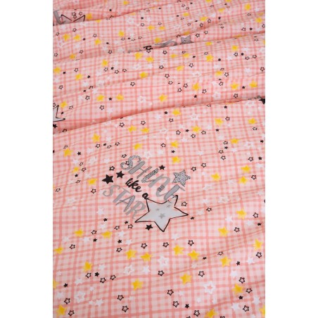 Πάπλωμα Φωσφοριζέ Ημίδιπλο Palamaiki Cluster Pink 160x240