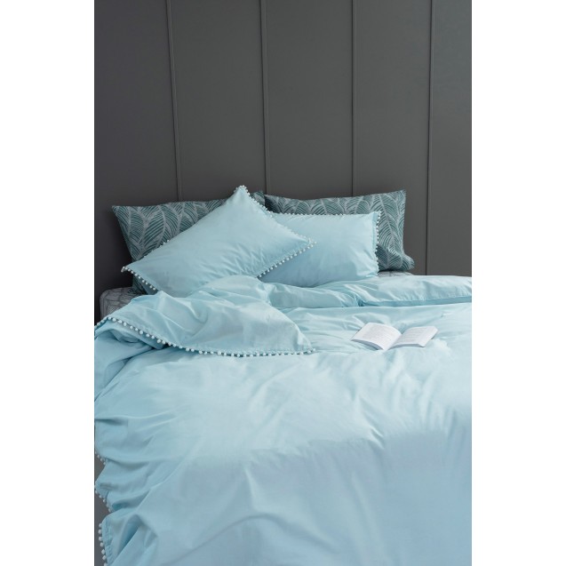 Παπλωματοθήκη Υπέρδιπλη Palamaiki Pon-Pon Ciel...