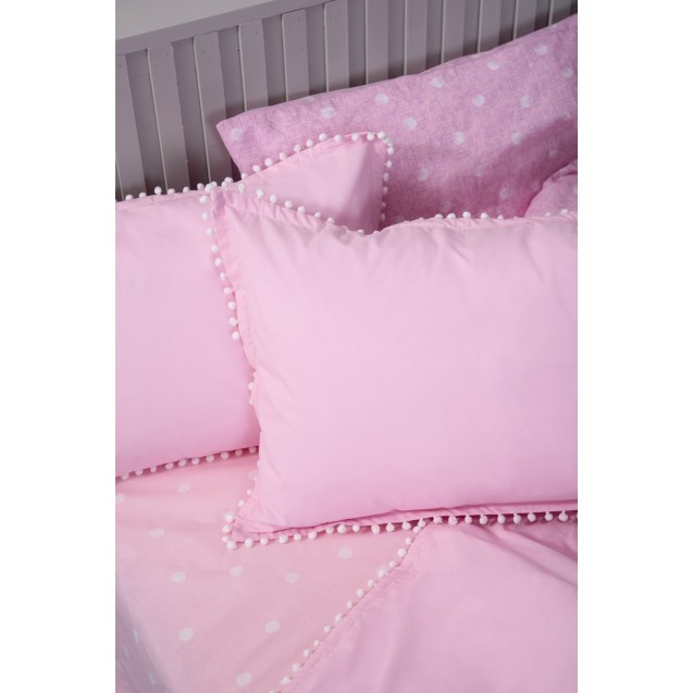 Παπλωματοθήκη Υπέρδιπλη Palamaiki Pon-Pon Lilac...