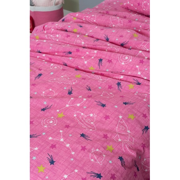 Κουρτίνα με Τρέσα Palamaiki Comet Fuchsia 170x260