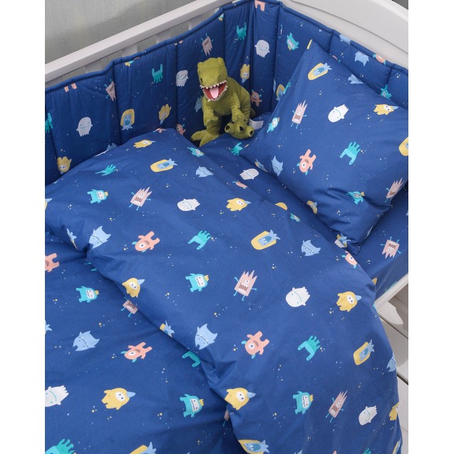 Σετ Παπλωματοθήκη Κούνιας 2 Τεμαχίων Rythmos...