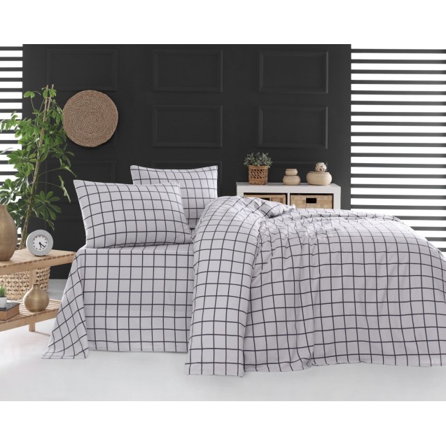 Σετ Παπλωματοθήκη Φανελένια Υπέρδιπλη 3...