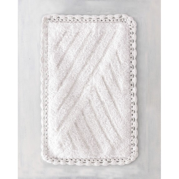 Χαλάκι Rythmos Emperor Λευκό 60x90