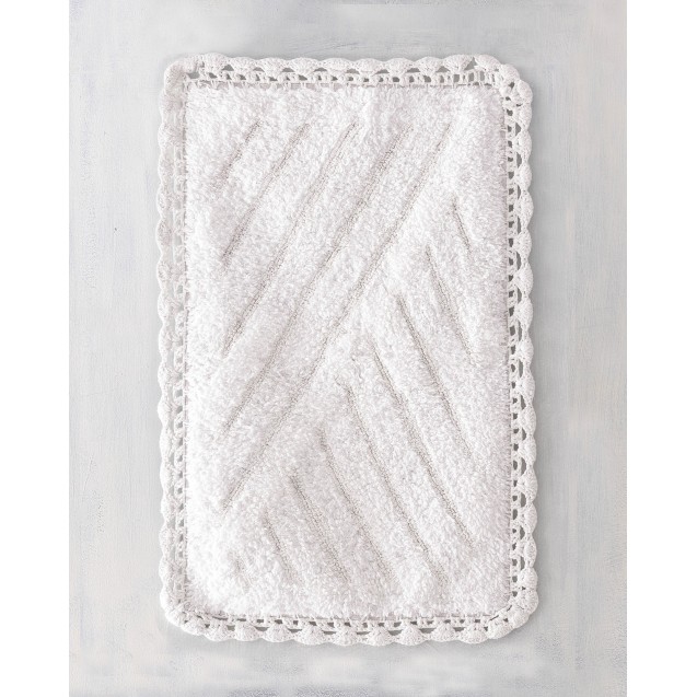 Χαλάκι Rythmos Emperor Λευκό 60x90