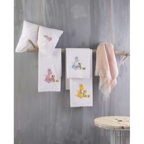 Σετ Σεντόνια Κούνιας 3 Τεμαχίων Rythmos Willy Κίτρινο...