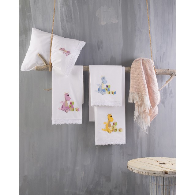 Σετ Σεντόνια Κούνιας 3 Τεμαχίων Rythmos Willy...