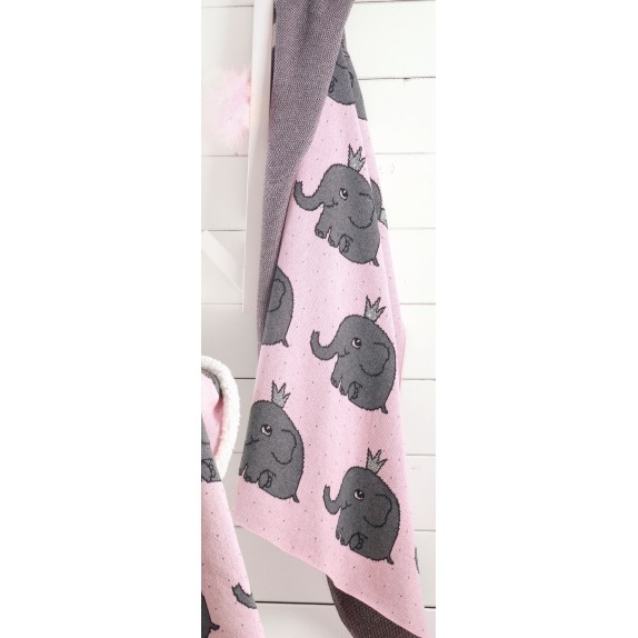 Κουβέρτα Αγκαλιάς Rythmos Elephant 80x100