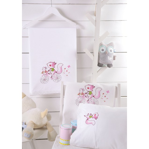 Σετ Σεντόνια Κούνιας 3 Τεμαχίων Rythmos Clunny...