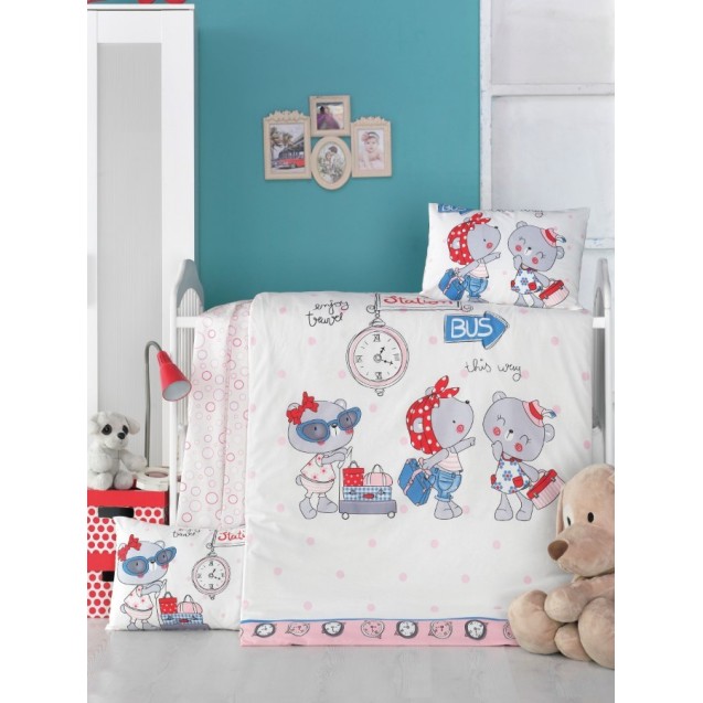 Σετ Παπλωματοθήκη Κούνιας 2 Τεμαχίων Rythmos...