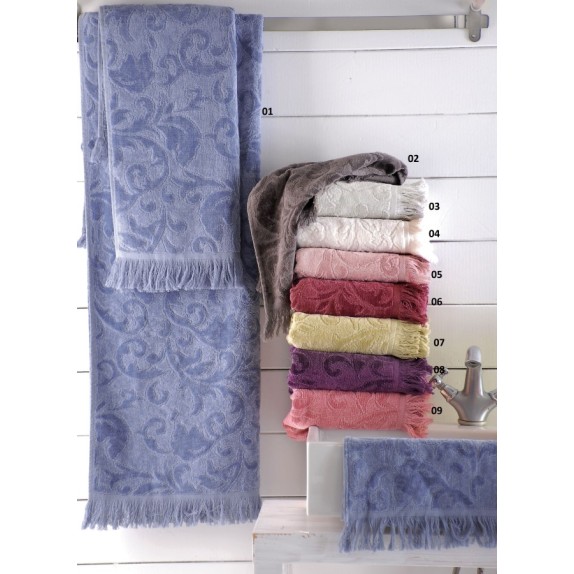 Πετσέτα Χεριών Rythmos Sienna 08 Μοβ 30x50