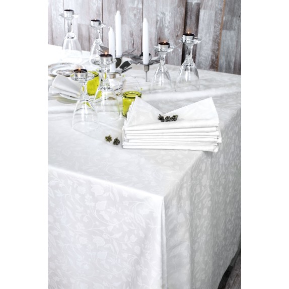 Τραπεζομάντηλο Rythmos Bensimon Λευκό 140x220