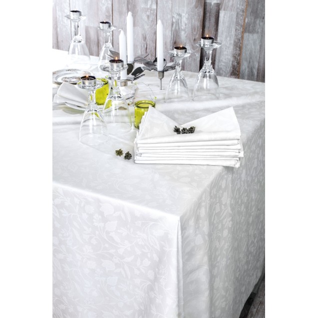 Καρέ Rythmos Bensimon Λευκό 90x90