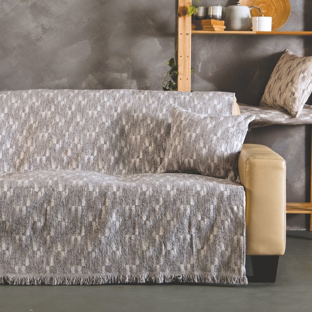 Ριχτάρι Πολυθρόνας Sb Home Ramina Silver 180x170