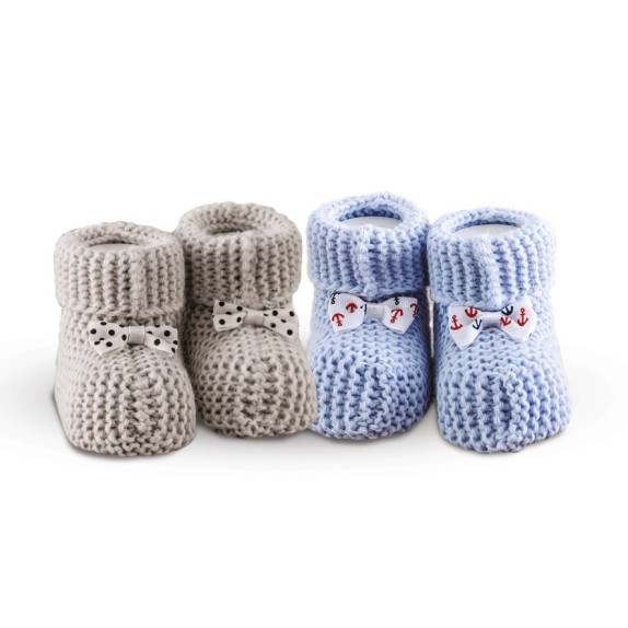 Βρεφικά Παπουτσάκια Αγκαλιάς 2 Ζεύγη Sb Home Baby Shoes No8