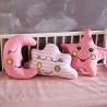 Σετ Μαξιλάρια Διακόσμησης 3 Τεμαχίων Sb Home Baby Deco Pillows Pink