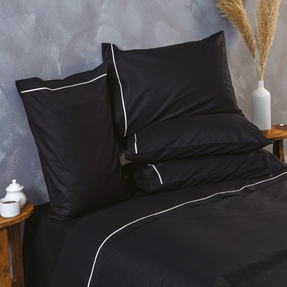 Παπλωματοθήκη Μονή Sb Home Ios Black 165x240