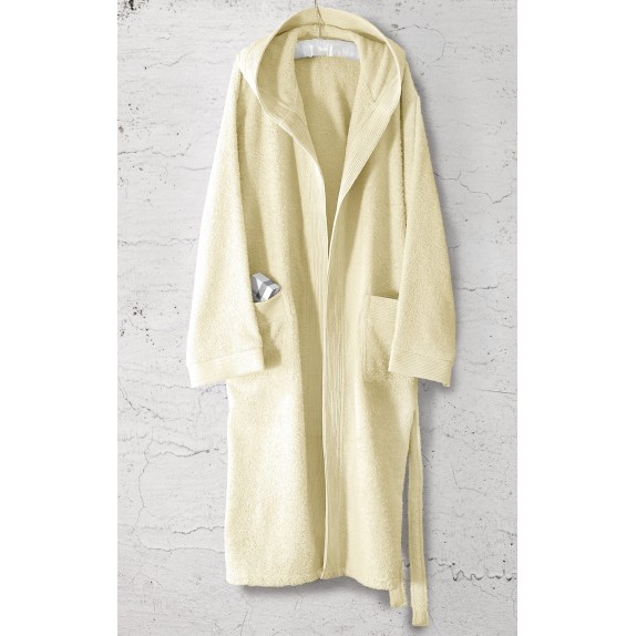 Μπουρνούζι με Κουκούλα Rythmos Amadeus Εκρού