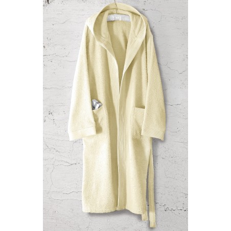 Μπουρνούζι με Κουκούλα Rythmos Amadeus Εκρού