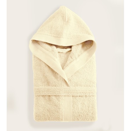 Μπουρνούζι με Κουκούλα Rythmos Amadeus Εκρού