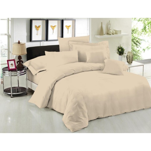 Σεντόνι Ημίδιπλο με Λάστιχο Le Blanc Sand 120x200+35