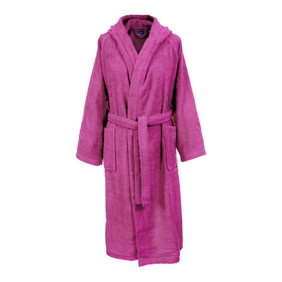 Μπουρνούζι με Κουκούλα Dimcol 3010 Σκούρο Μωβ