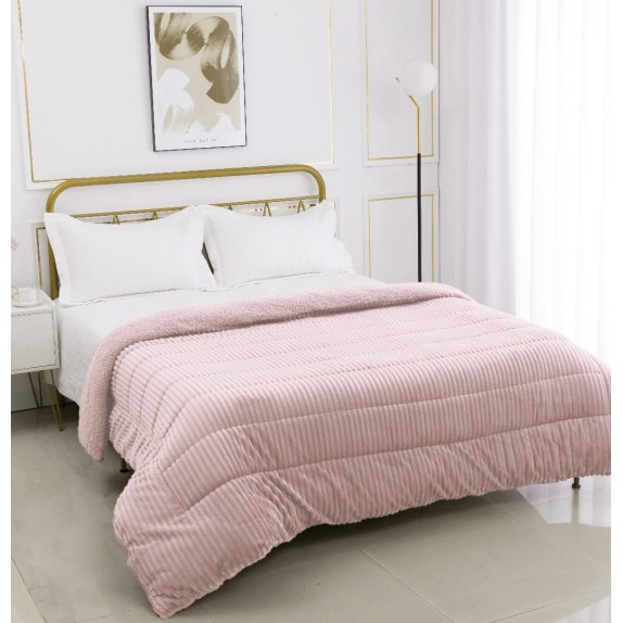 Κουβερτοπάπλωμα King Size Silk Fashion Kotle Old Rose...