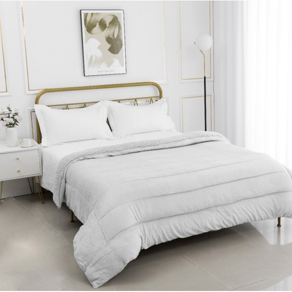 Κουβερτοπάπλωμα Υπέρδιπλο Silk Fashion Damask Light Grey...