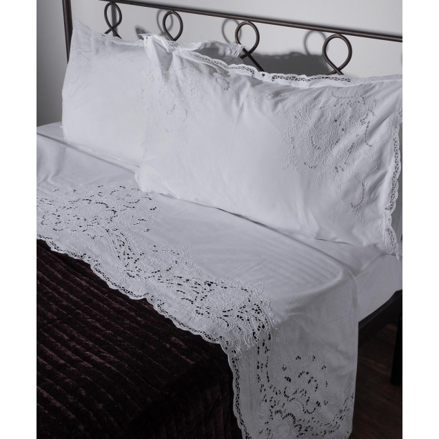 Σετ Σεντόνια Χειροποίητα Υπέρδιπλα 3 Τεμαχίων...