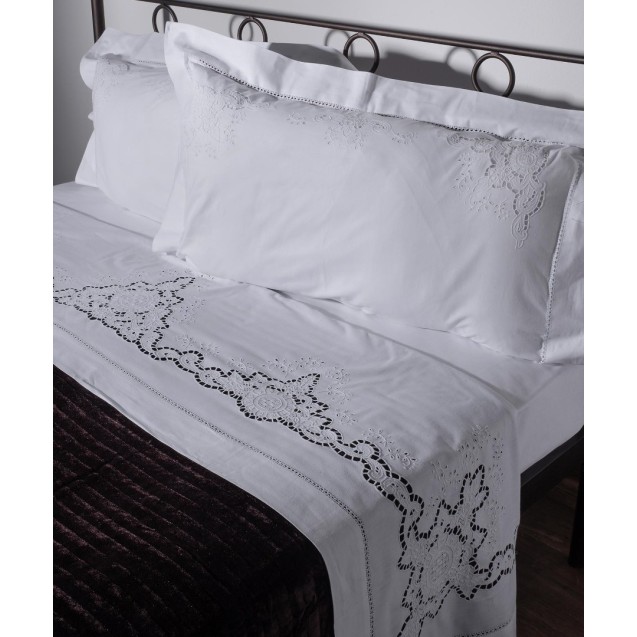 Σετ Σεντόνια Χειροποίητα Υπέρδιπλα 4 Τεμαχίων...