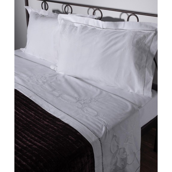 Σετ Σεντόνια Χειροποίητα Υπέρδιπλα 3 Τεμαχίων Silk...