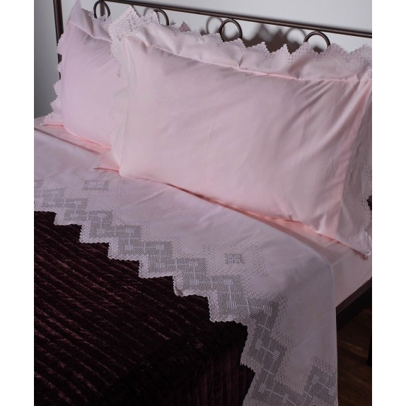 Σετ Σεντόνια Χειροποίητα Υπέρδιπλα 4 Τεμαχίων Silk...