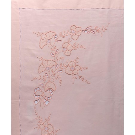 Σετ Σεντόνια Χειροποίητα Υπέρδιπλα 4 Τεμαχίων Silk Fashion NJ01 Ροζ 225x270