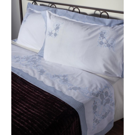 Σετ Σεντόνια Χειροποίητα Υπέρδιπλα 3 Τεμαχίων Silk...