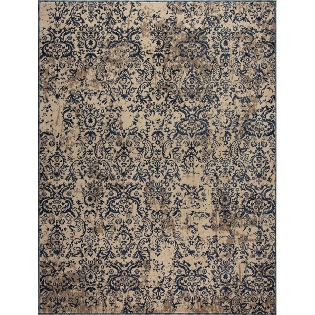 Χαλί MADI 5896 Beige Navy 160x230