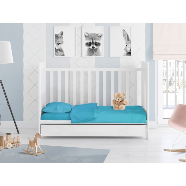 Σεντόνι Κούνιας με Λάστιχο Dimcol Solid 493...