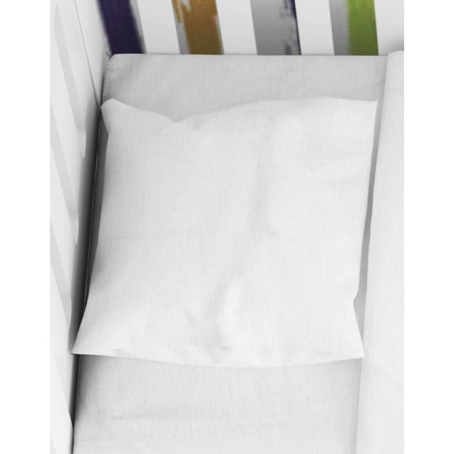 Μαξιλαροθήκη Dimcol Solid 491 White 35x45