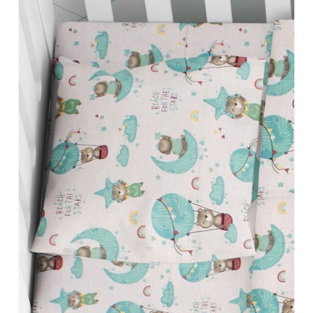 Μαξιλαροθήκη Dimcol Reach the Stars 192 Green...