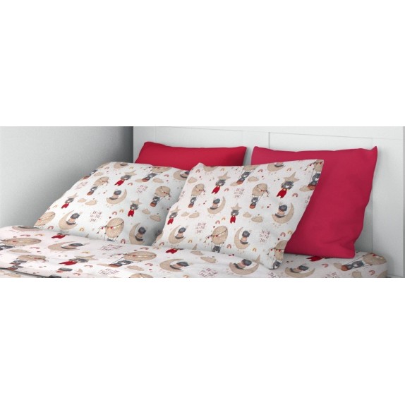 Μαξιλαροθήκη Dimcol Reach the Stars 190 Beige 50x70