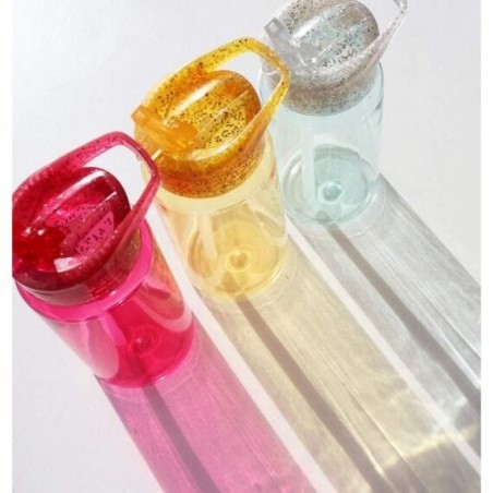 Παγούρι A Little Lovely Company Glitter-Silver 450ml DBGLSI31