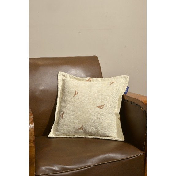 Μαξιλαροθήκη Διακόσμησης Nautica Εκρού Logo 43x43