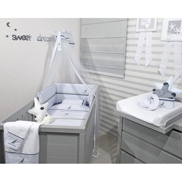 Σετ Προίκας 4 Τεμαχίων Nautica 921 Σιέλ Καρρώ