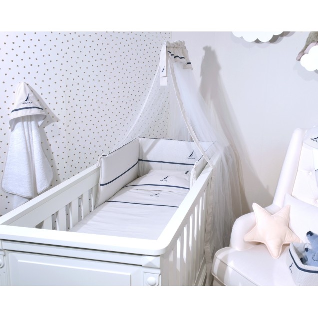 Σετ Προίκας 4 Τεμαχίων Nautica 924 Μπεζ Καρρώ